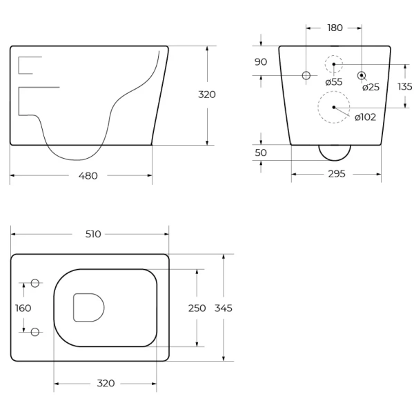 Унитаз подвесной BelBagno Due 2.0 BB7107CHR/SC безободковый, с сиденьем микролифт, белый