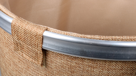 Корзина для белья FIXSEN ECO STYLE бежевая FX-1031B