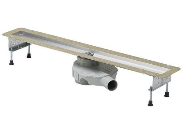 Душевой лоток с сифоном и ножками Viega Advantix Basic 1000 мм 655112 Душевой лоток с сифоном и ножками Viega Advantix Basic 1000 мм 655112