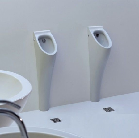 Писсуар напольный Kerasan Aquatech 373001 белый