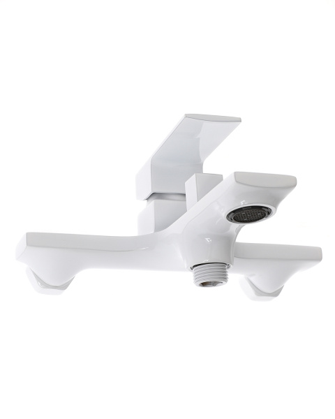 Душевая система смеситель с изливом Orange Lutz M04-932w  белый