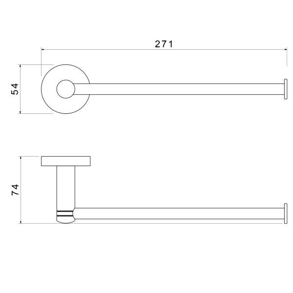 Полотенцедержатель Timo Saona 13051/03