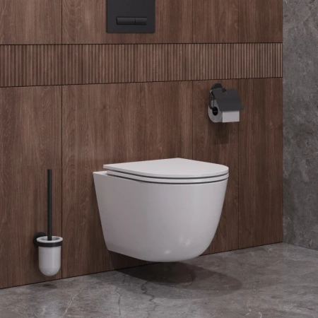 Унитаз подвесной безободковый Cezares Relax CZR-38088-49-TH-TOR/SC микролифт