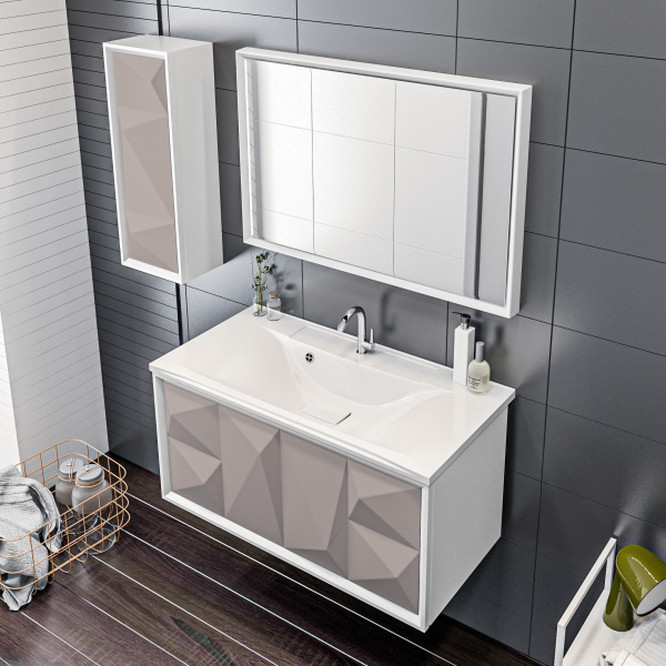 Зеркало (90х60)  Marka One Romb 90 У73232