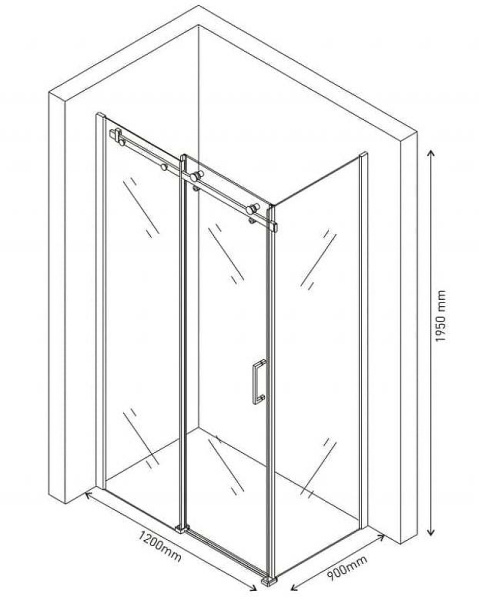 Душевой уголок Berges Wasserhaus Gelios (120х90) 061019 