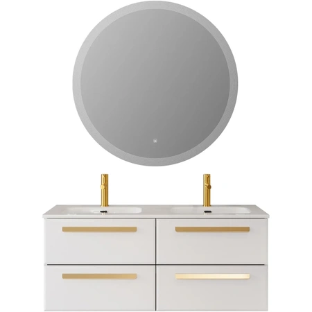 Тумба под раковину Cezares ECO-CER-N-1200-4C-SO-2-BL Bianco Lucido без ручек