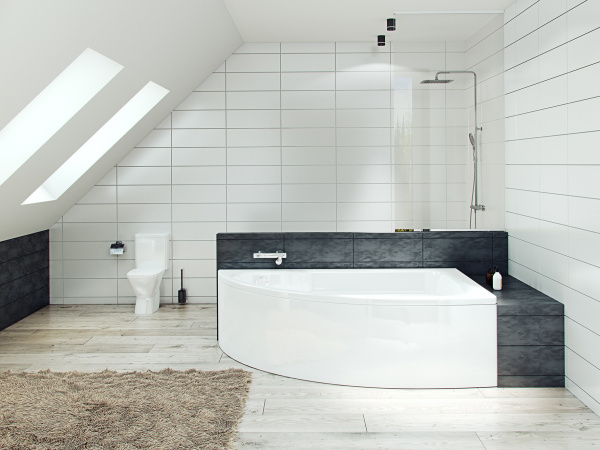 Акриловая ванна (150х100)  Santek Гоа R  1WH112032