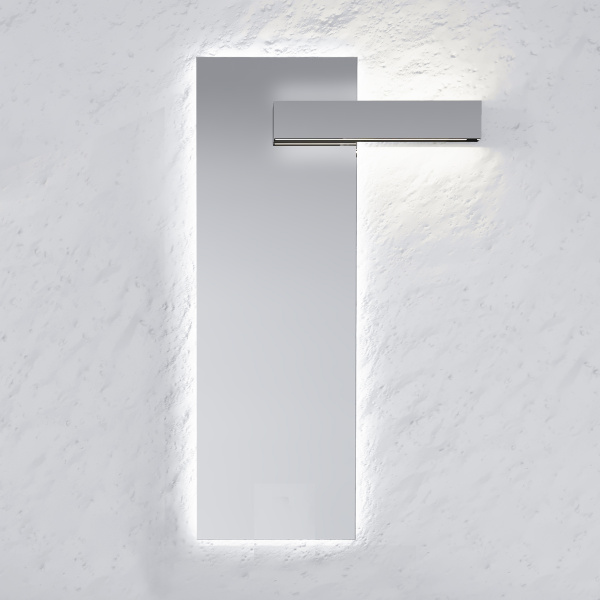 Зеркало RAVAL Forest 40 со светильником Fost.02.120/W/RL