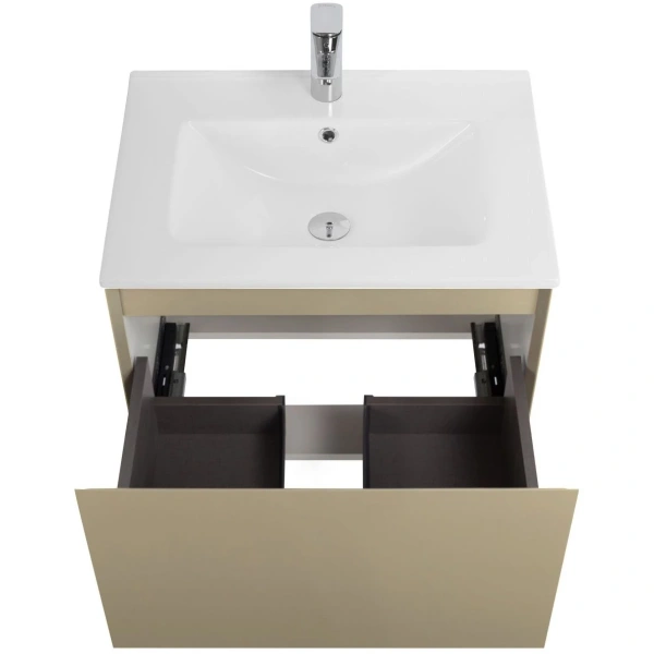 Тумба без раковины Art&Max Latina AM-Latina-600-1C-SO-BGM серо-бежевый матовый