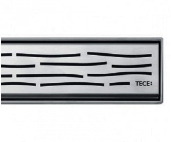 Накладная панель 120 см Tece ТЕСЕdrainline organic 601261 хром матовый