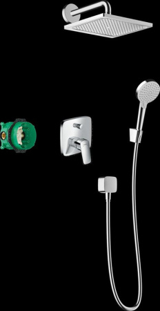 Душевой комплект Hansgrohe Crometta E 240 1jet 27957000
