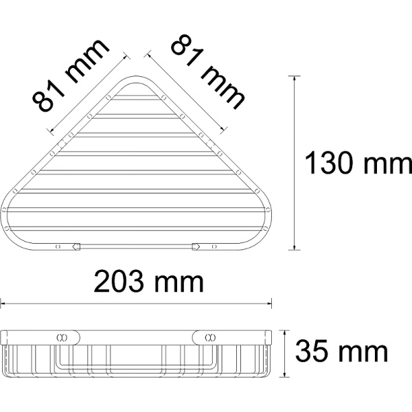 Полка корзина WasserKRAFT K-733N