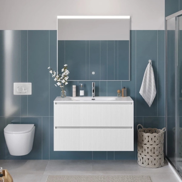 Тумба под раковину 120 BelBagno Uno UNO-1200-2C-SO-BO белый матовый, без раковины