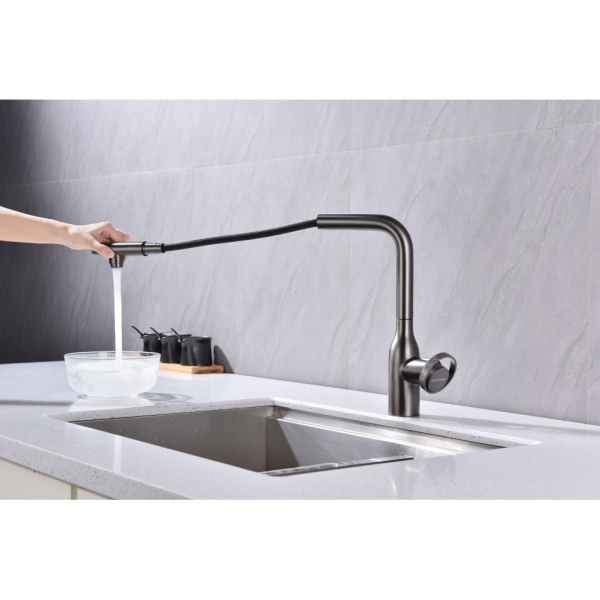 Смеситель для кухни с подключением к фильтру  Paulmark Urban Ur213104-B