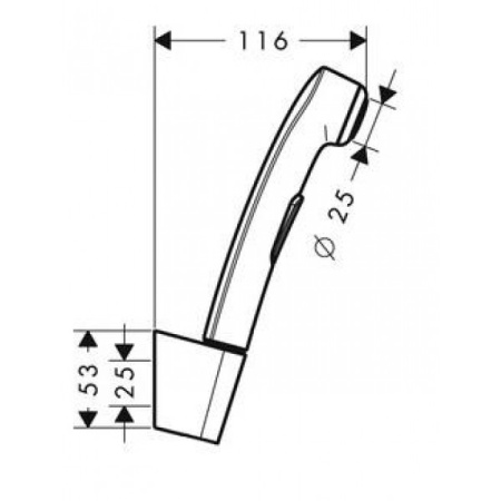 Гигиенический душ Hansgrohe Bidettesuihku 96907000