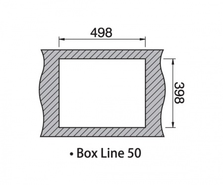 Мойка под столешницу Rodi Box Line 50