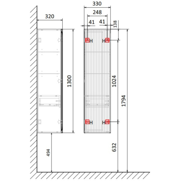 Пенал Jorno Strong Str.04.130/P/A