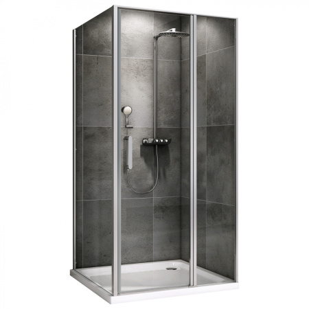 Душевой уголок (140х85) ABBER Sonnenstrand AG04140S-S85 хром