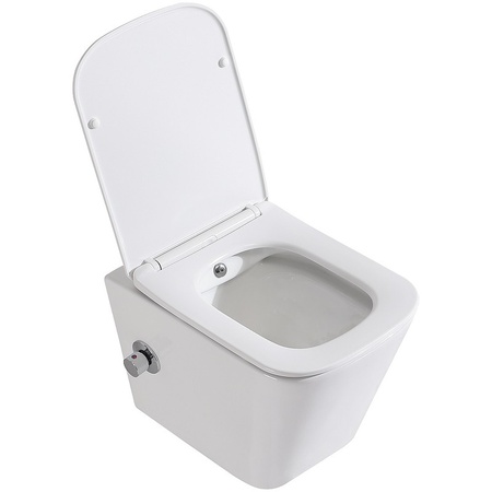 Унитаз подвесной BelBagno Due BB3103CHR-BS/SC