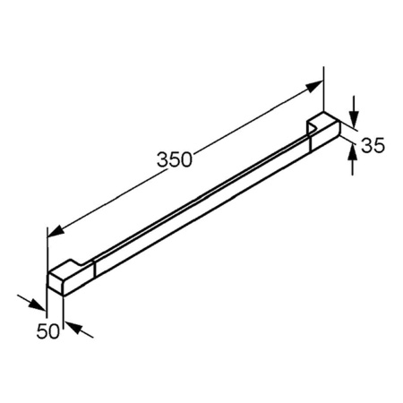 Поручень для ванны  Kludi E2 4998105