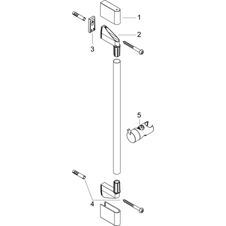 Душевая штанга Hansgrohe Crometta 27609000 хром
