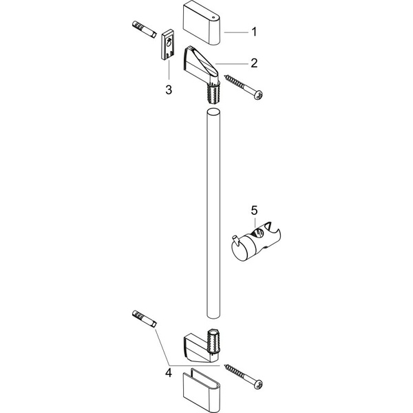Душевая штанга Hansgrohe Crometta 27609000 хром