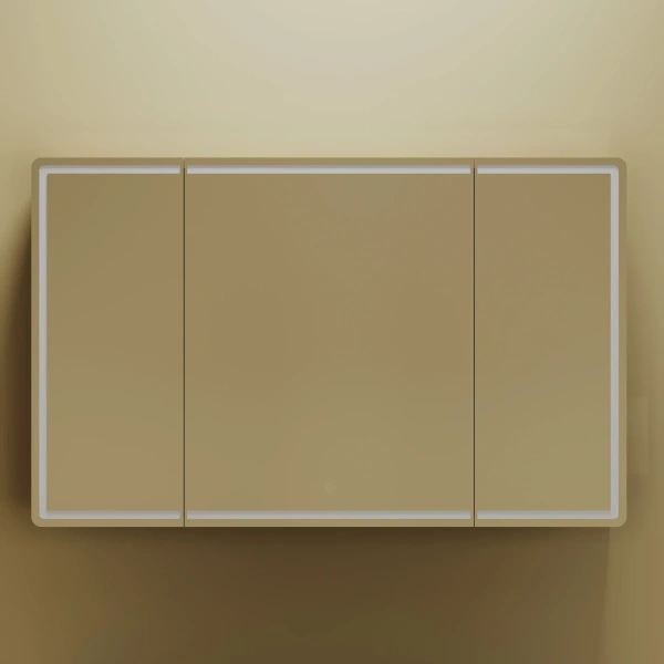 Зеркало-шкаф с подсветкой (119х74) Sancos Mirror MI120ECH