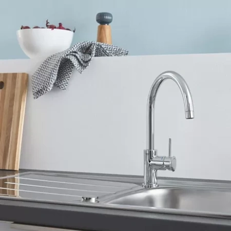 Смеситель однорычажный для кухни Grohe BauClassic 31535 001 (31535001) хром