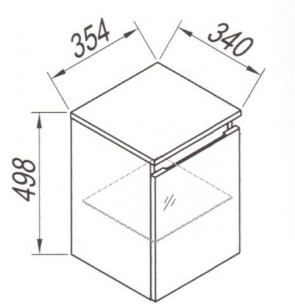 Подвесной шкаф Kolpa San Iman OI 35 WH