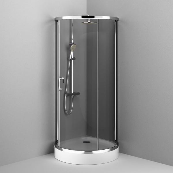 Душевой уголок (95х95) Am.Pm Like Round 95 W83G-333-095CG