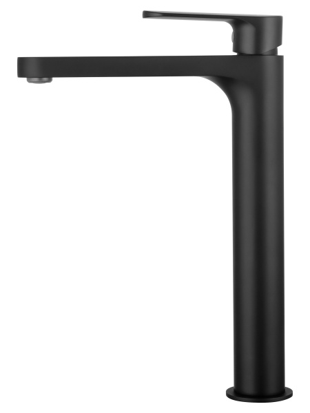 Смеситель для раковины высокий WONZON & WOGHAND, черный матовый WW-H1034-MB