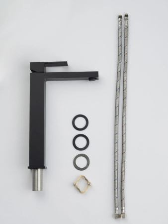 Смеситель для раковины-чаши Timo Selene черный 3061/03F