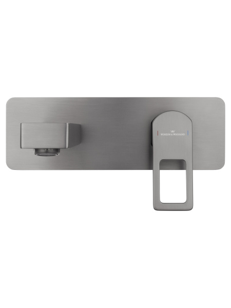 Смеситель для раковины встраиваемый WONZON & WOGHAND FRAME, темный графит WW-88869010-BGM