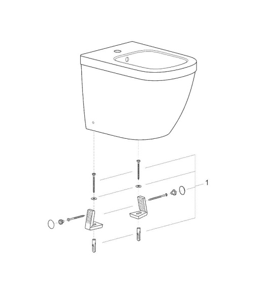 Напольное биде Grohe Euro Ceramic 39340 000 (39340000)