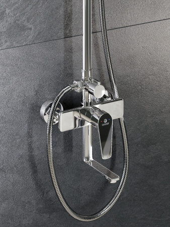 Душевая система с изливом Agger Brilliant A0393300 хром