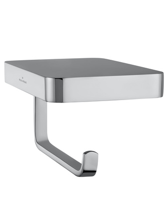 Держатель для туалетной бумаги с полкой WONZON & WOGHAND FLAT, хром WW-9736