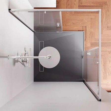 Душевой уголок (100х100) Am.Pm X-Joy W94G-403-100100-MT1K хром матовый