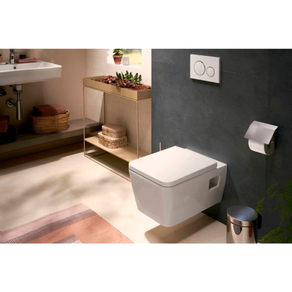 Унитаз подвесной безободковый Hansgrohe EluPura Original Q 60208450 без микролифта