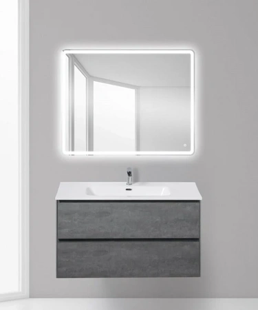 База под раковину подвесная BelBagno PIETRA-1000-2C-SO-ST Stucco Cemento Leggero