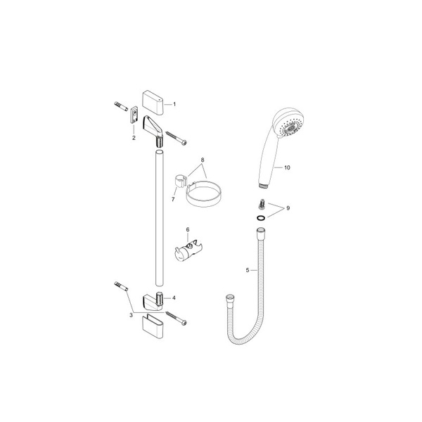Душевой гарнитур Hansgrohe Crometta Vario 85 27766000 хром