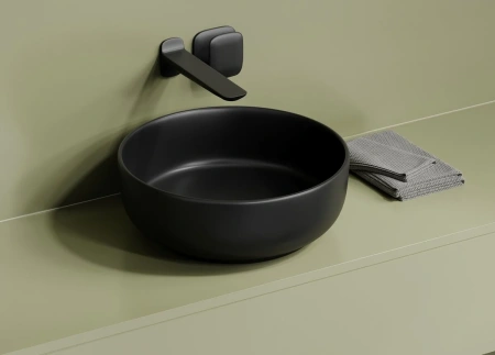 Раковина накладная (37х37) Ceramica Nova Taycan CN12003MB матовый