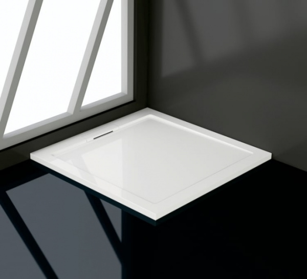 Душевой поддон квадратный 100х100х3,5 RGW AWS-01 03190100-01