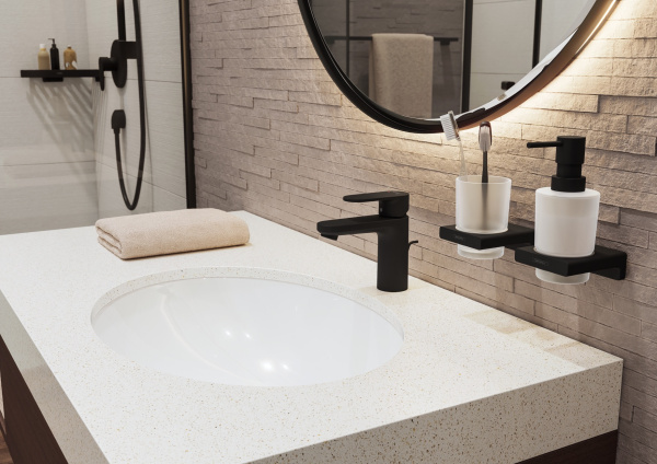 Смеситель для душа однорычажный Hansgrohe Vernis Blend 71667670 черный матовый