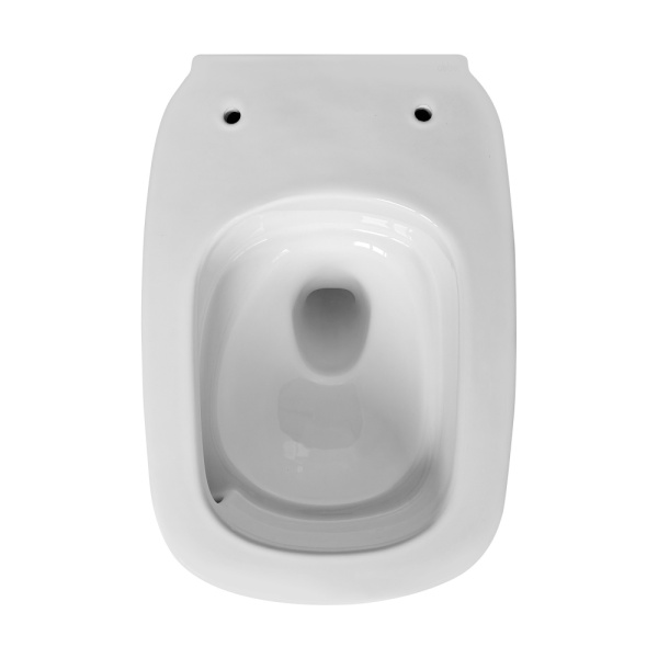 Унитаз ABBER Rechteck AC1217 подвесной белый, безободковый, смыв торнадо