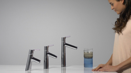 Смеситель для раковины с донным клапаном Hansgrohe Talis S 72031000 хром