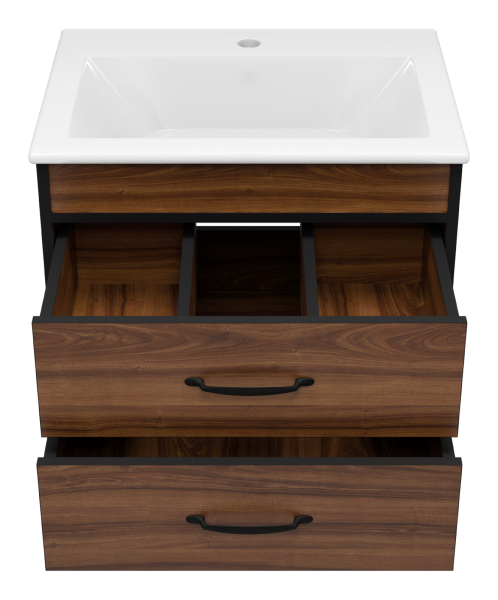 Тумба с раковиной Misty Кедр 60 УТ000014436