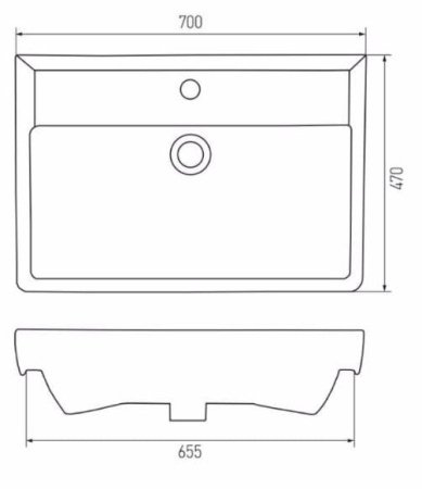 Раковина Акватон Тигода 1WH302083