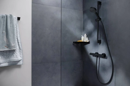 Термостат для душа Hansgrohe Ecostat Fine 13324670 черный матовый
