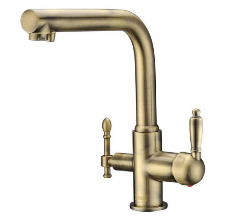 Смеситель для кухни с подключением к фильтру Zorg ZR 313 YF-33 BR