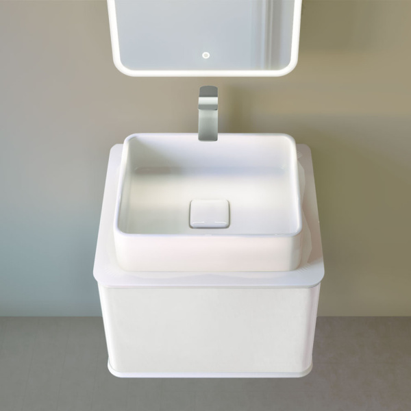 Зеркальный шкаф Jorno Pastel 46 Pas.03.46/W